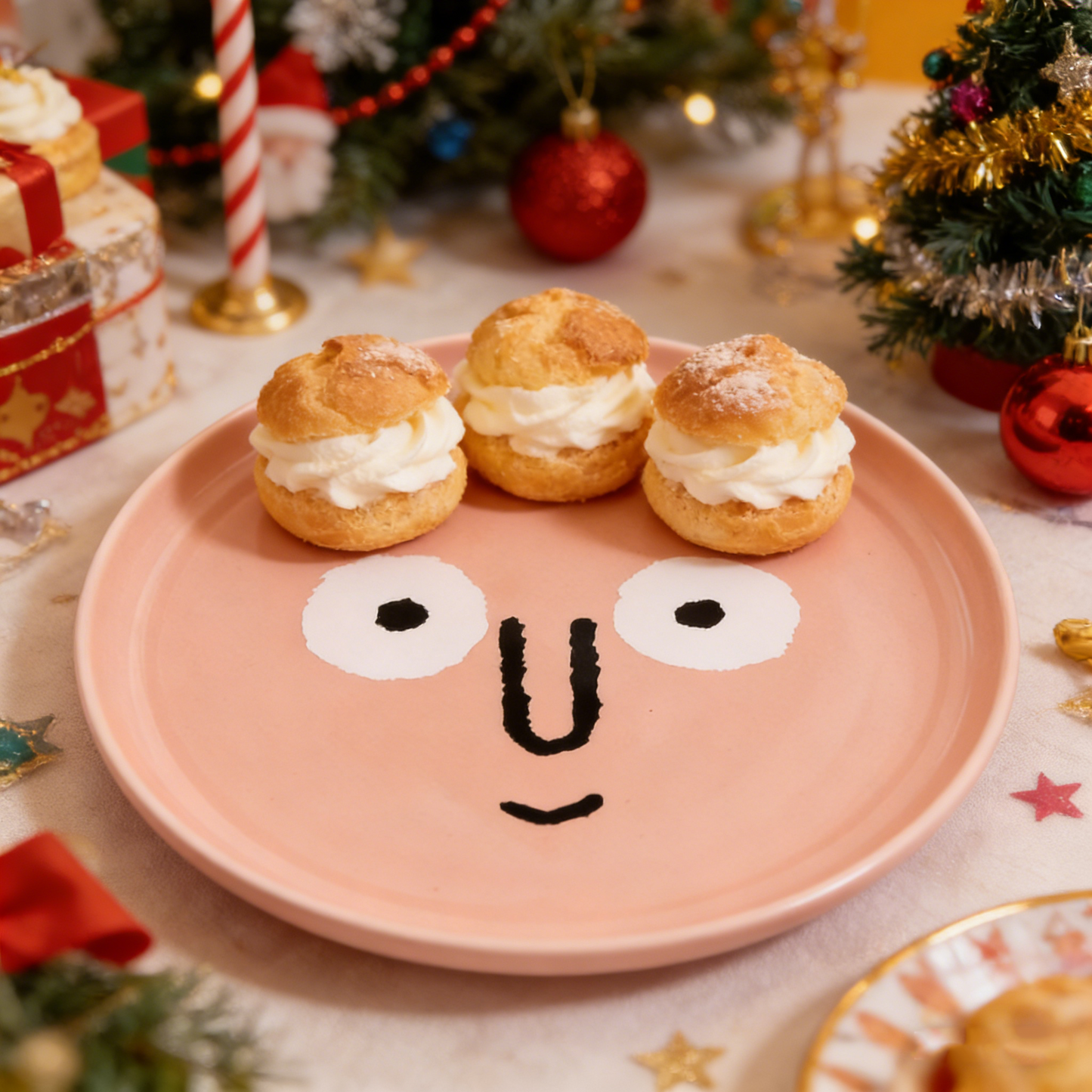 Family Plate Medium - Coral Pink