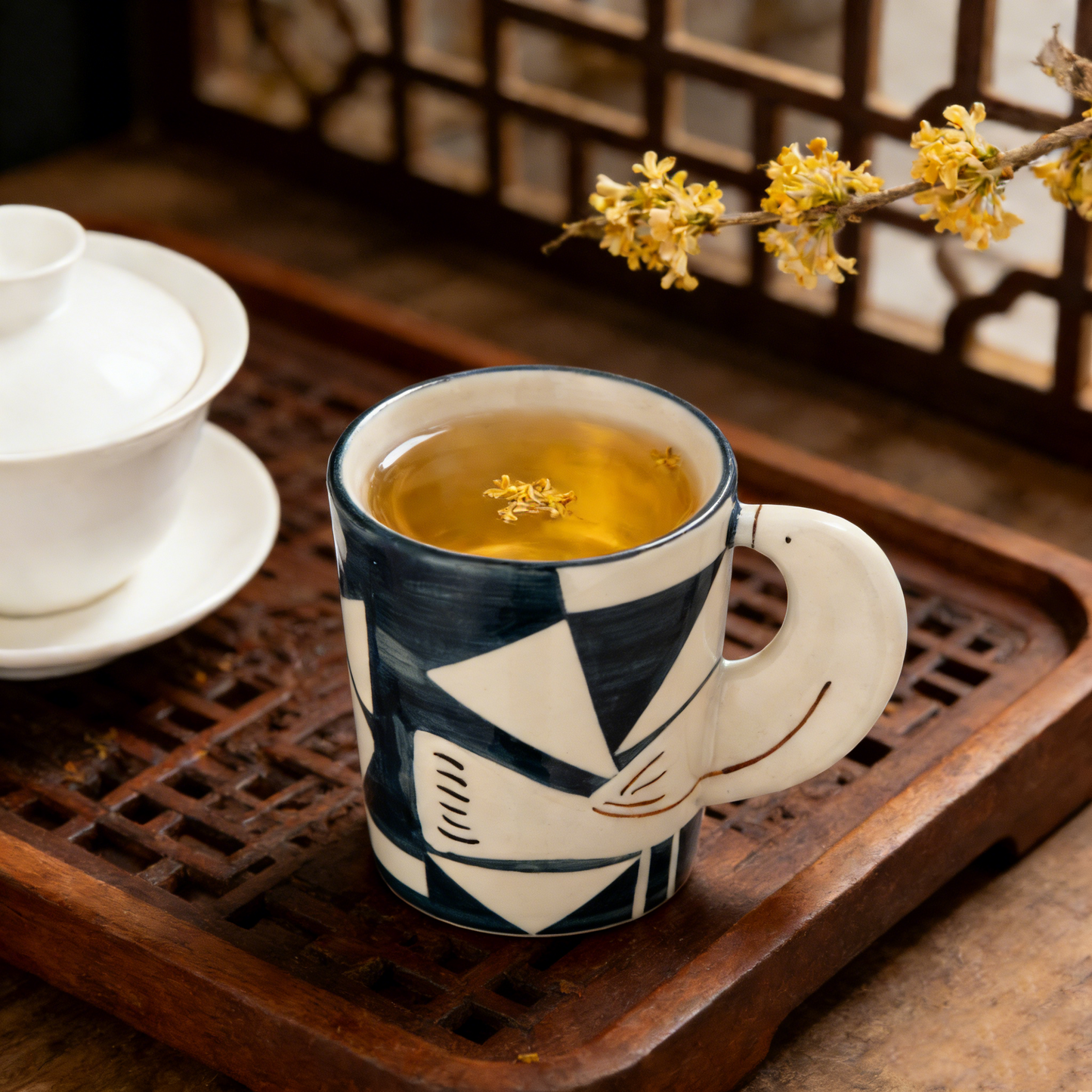 Blue Durable Coffee Cup