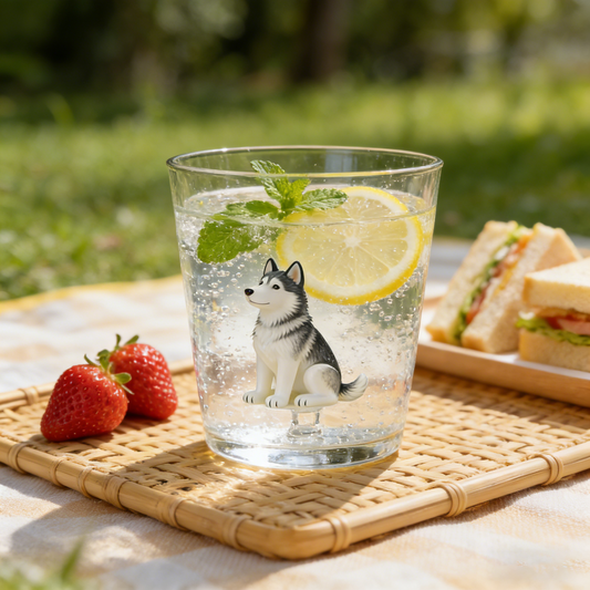 Dogs Glass Tumbler A