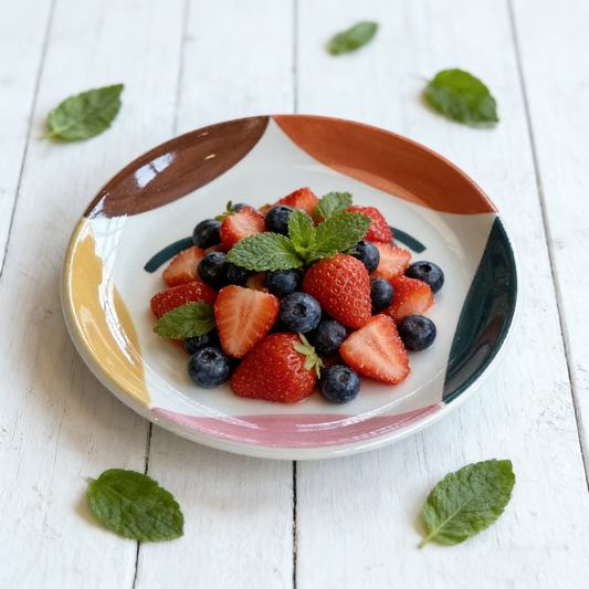 Colourful Face Side Plate
