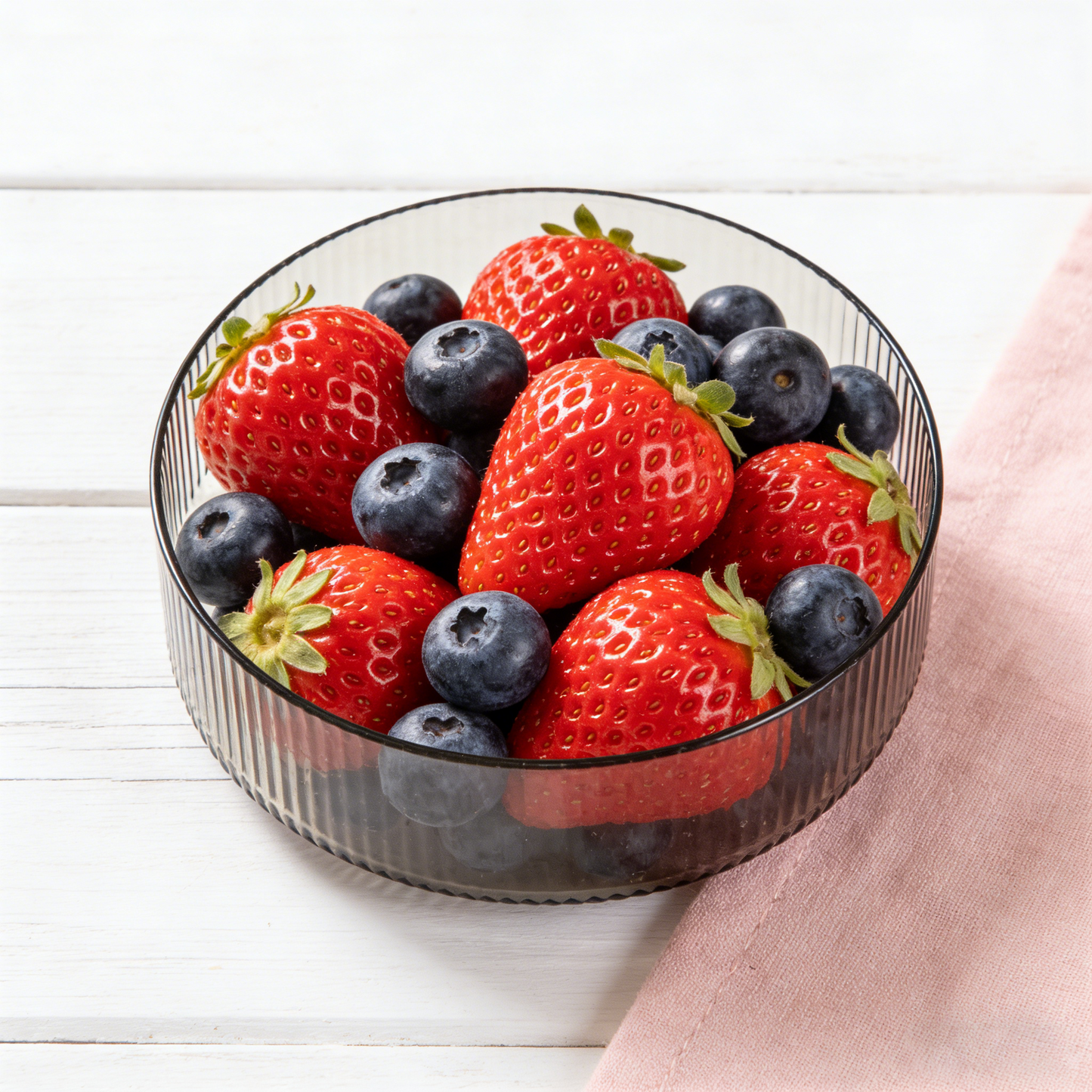 Glass Texture Serving Bowls, Set of 4