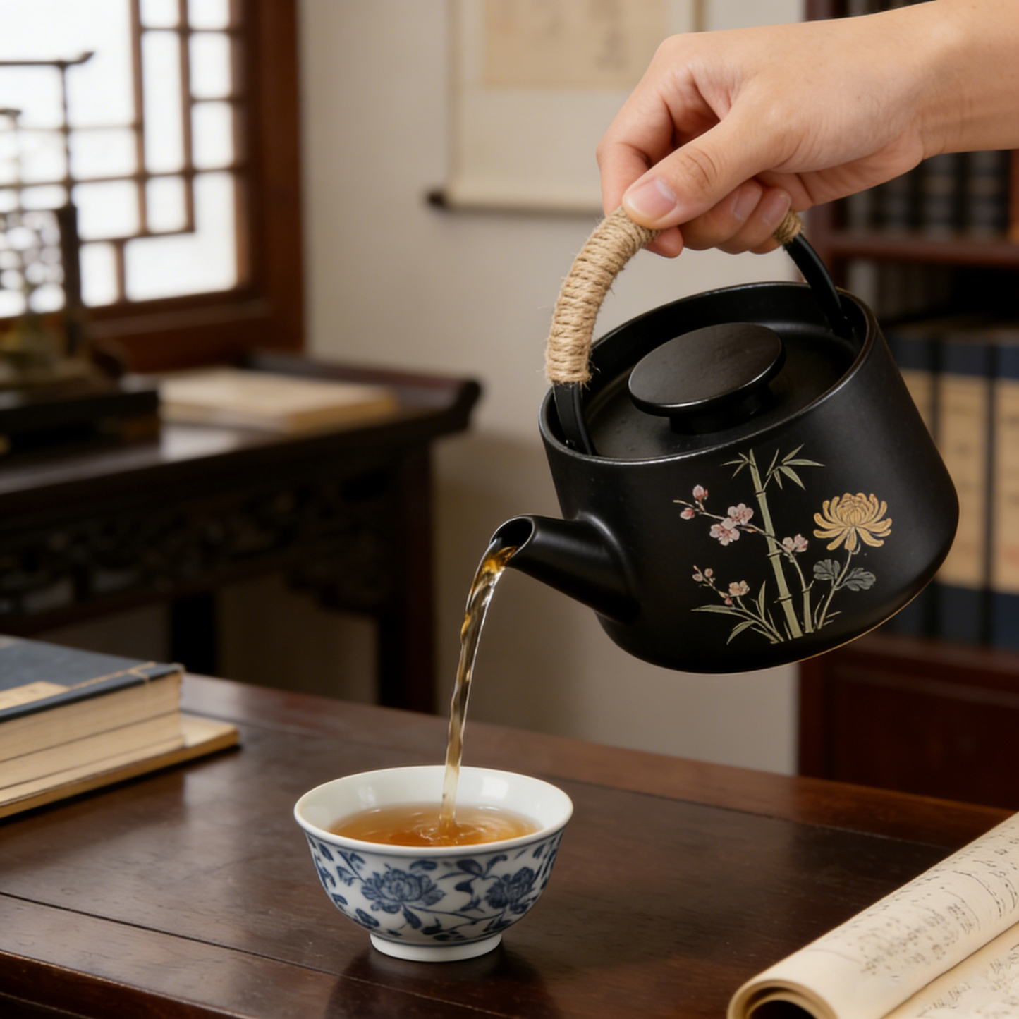 Iron Teapot S - Black