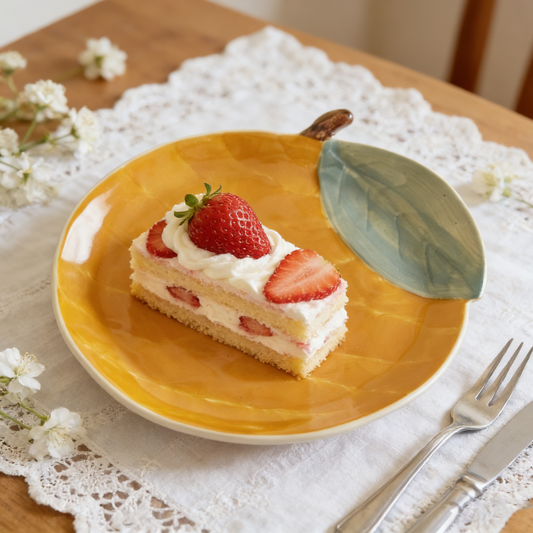 Orange Cheerful Plate