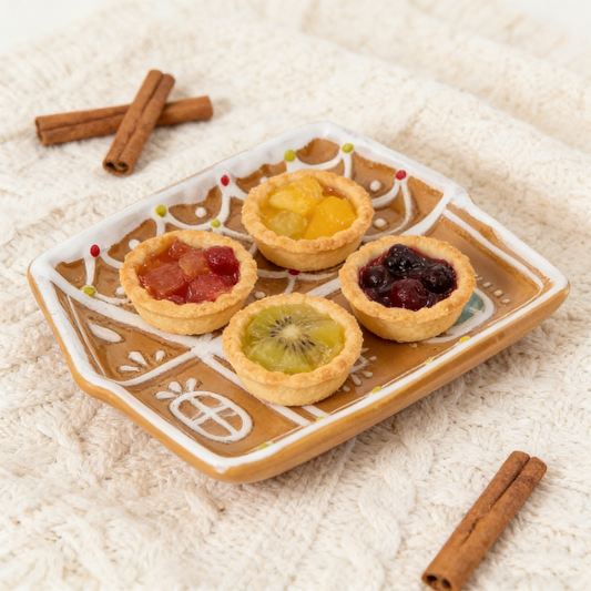 House Serving Plate - Brown