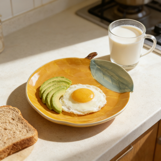 Orange Cheerful Plate