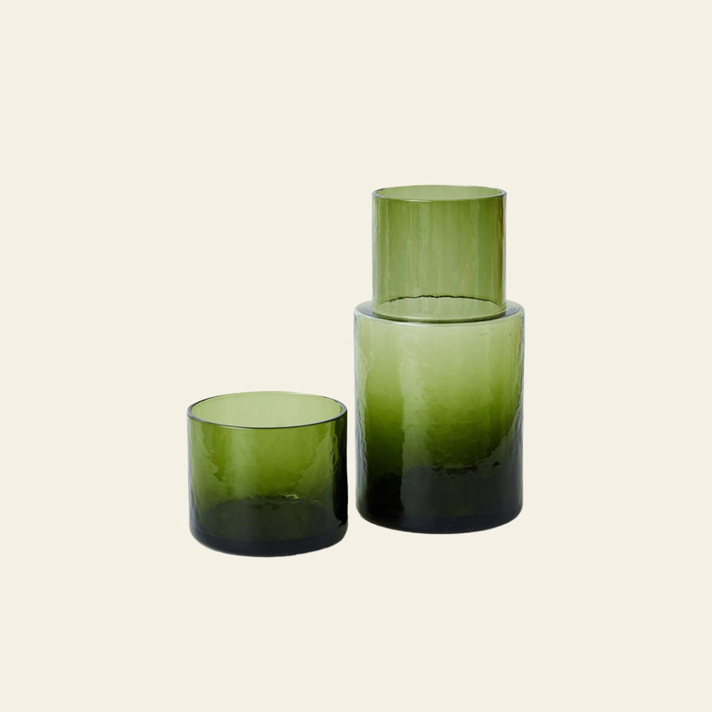 Carafe & Glass Set - Olive