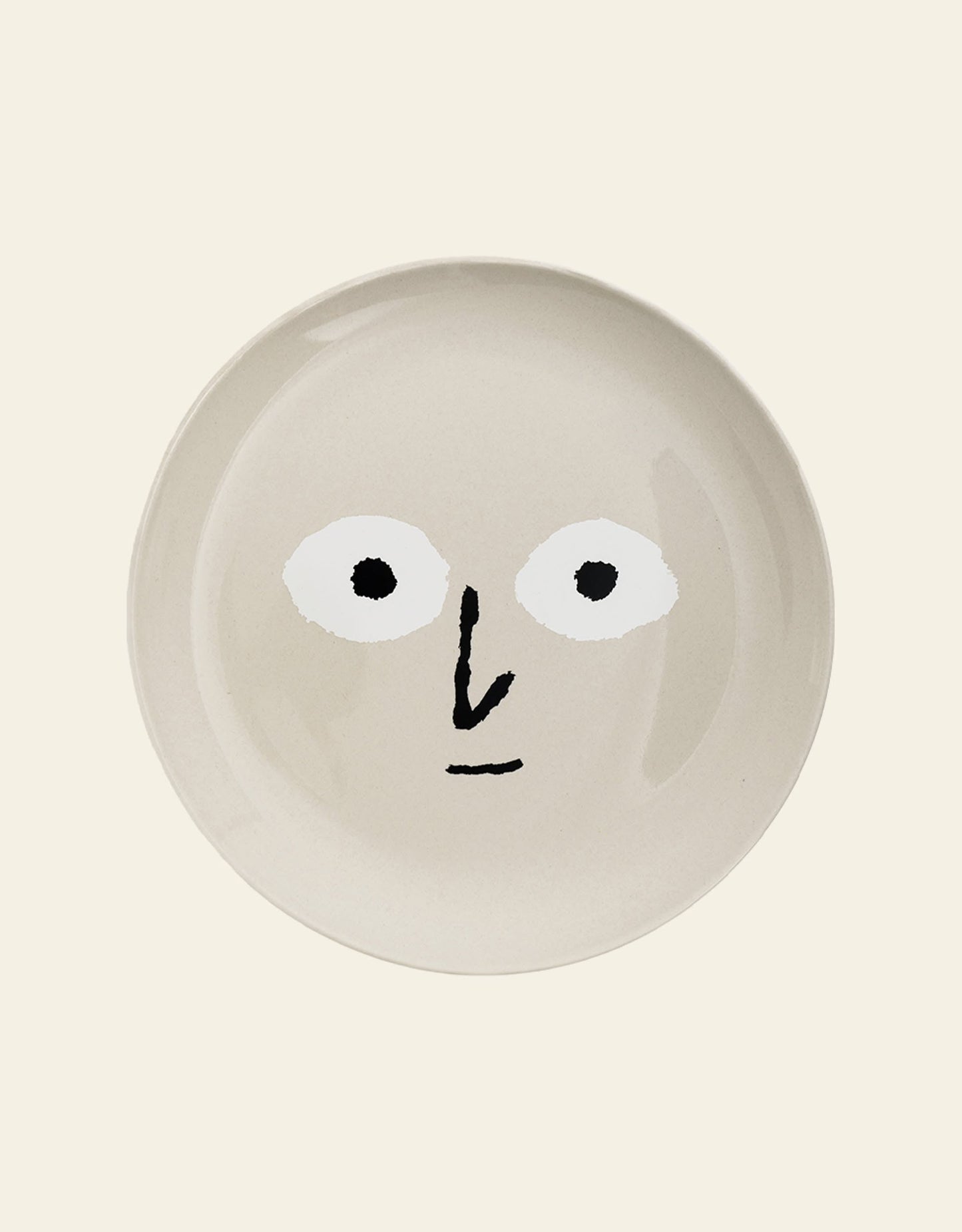 Family Plate Large - Warm Beige